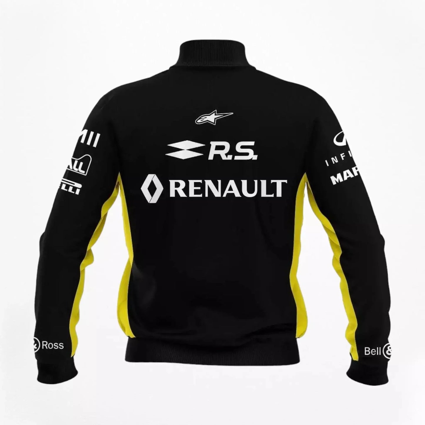 Renault Edge Personalized Bomber Jacket - F1 Vintage Racewear