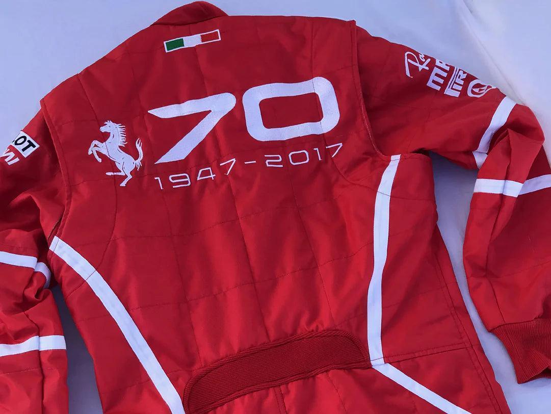 Sebastian Vettel 2017 MONZA GP F1 Replica Racing Suit - F1 Vintage Racewear