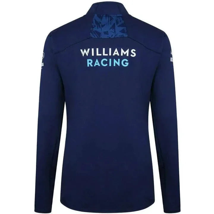 Williams Racing Women's Team Mid Layer Top-Blue - F1 Vintage Racewear