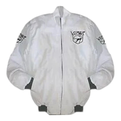 Dodge Viper Racing Jacket White - F1 Vintage Racewear
