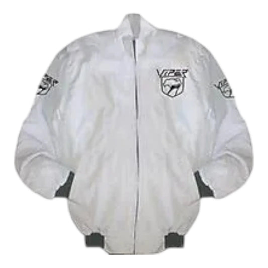 Dodge Viper Racing Jacket White - F1 Vintage Racewear
