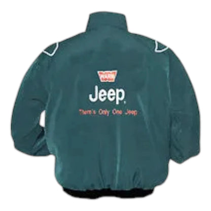 Jeep Racing Jacket Dark Green - F1 Vintage Racewear