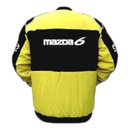 Mazda 6 Racing Jacket Yellow and Black - F1 Vintage Racewear
