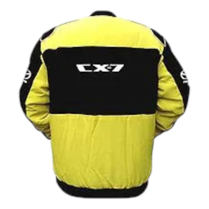 Mazda CX-7 Racing Jacket Yellow and Black - F1 Vintage Racewear