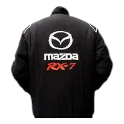 Mazda RX-7 Racing Jacket Black - F1 Vintage Racewear