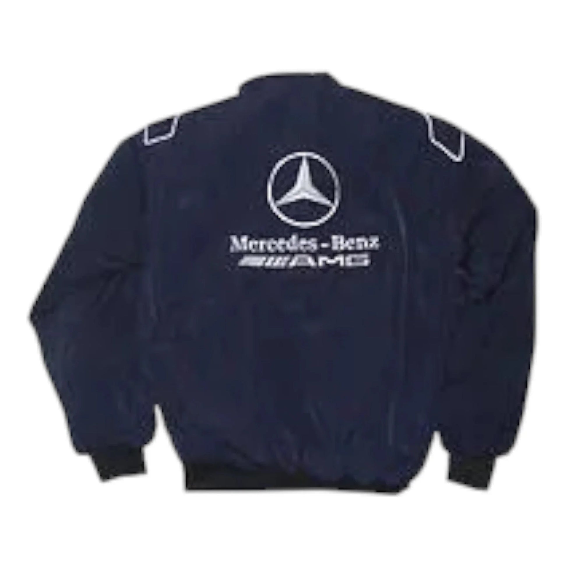 Mercedes Benz AMG Racing Jacket, Dark Blue - F1 Vintage Racewear