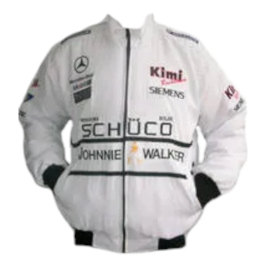 Mercedes Benz Kimi McLaren Schuco Racing Jacket - F1 Vintage Racewear