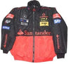 Mercedes Benz Santander Racing Jacket, Black & Red - Vintage F1 Racewear