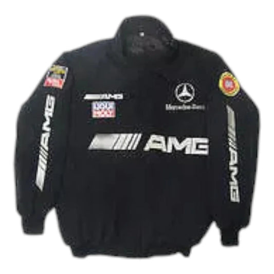 Mercedes Benz Mobil 1 Jacket Black - F1 Vintage Racewear
