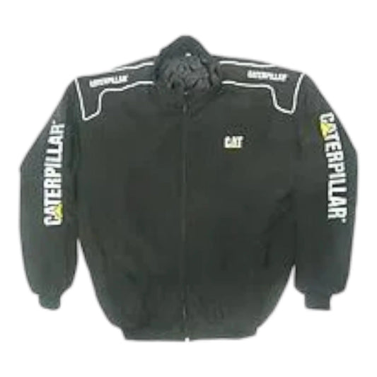 CAT Caterpillar Bulldozer Racing Jacket Black - F1 Vintage Racewear