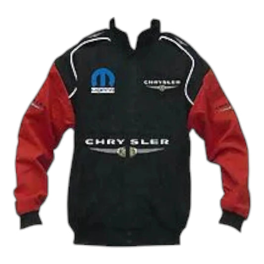 Chrysler Mopar Racing Jacket Black and Red - F1 Vintage Racewear
