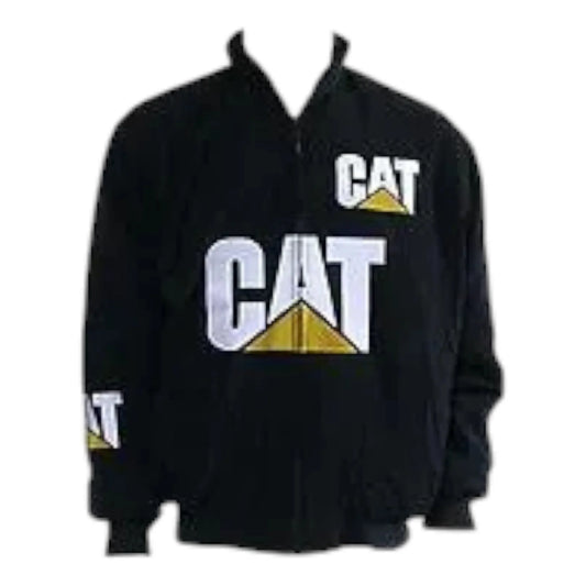 CAT Racing Jacket Black - F1 Vintage Racewear