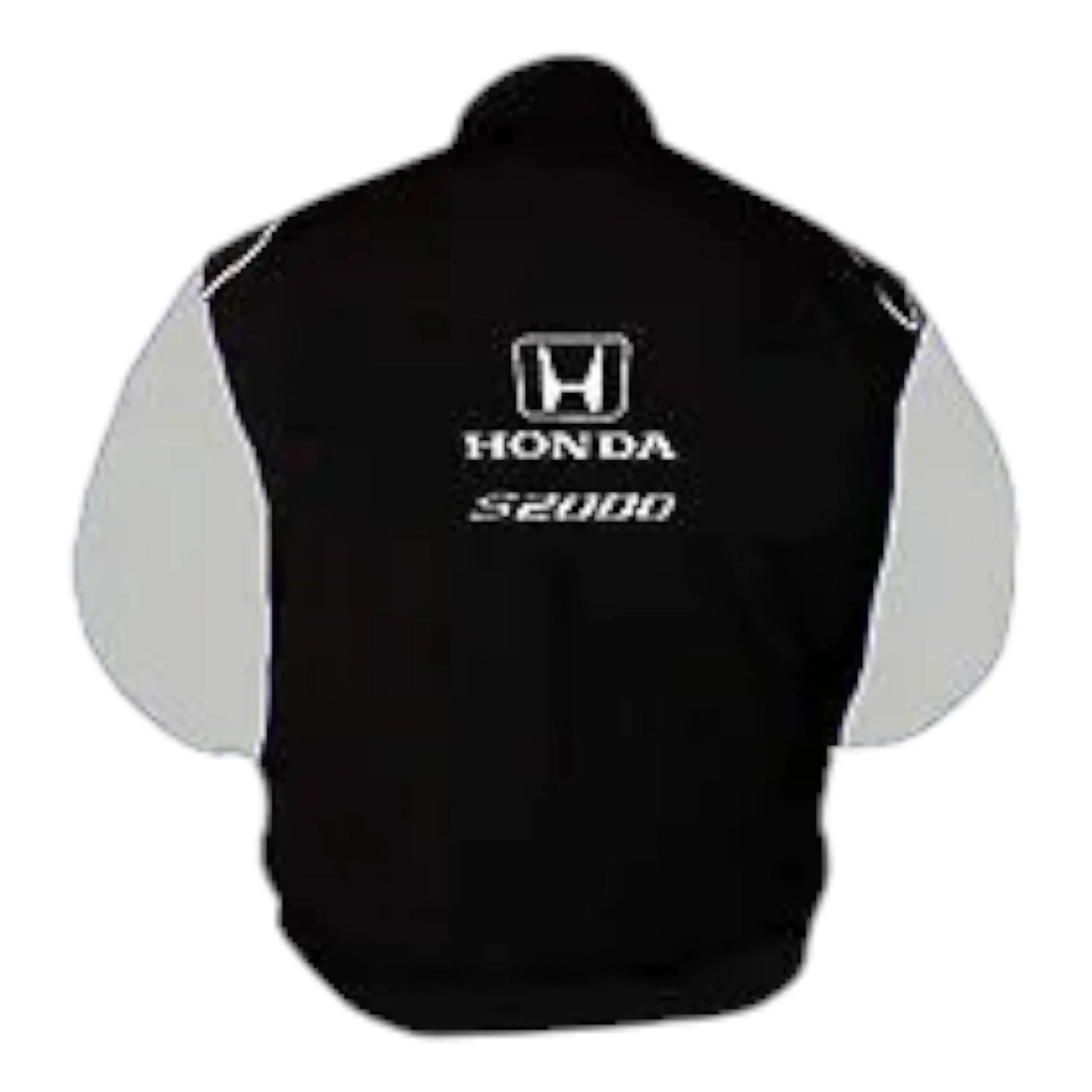 Honda S2000 Racing Jacket Black and Light Gray - F1 Vintage Racewear