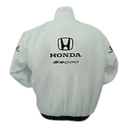 Honda S2000 Racing Jacket White - F1 Vintage Racewear
