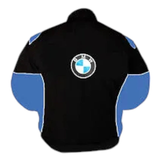 BMW RBS F1 Racing Jacket Black and Blue - F1 Vintage Racewear
