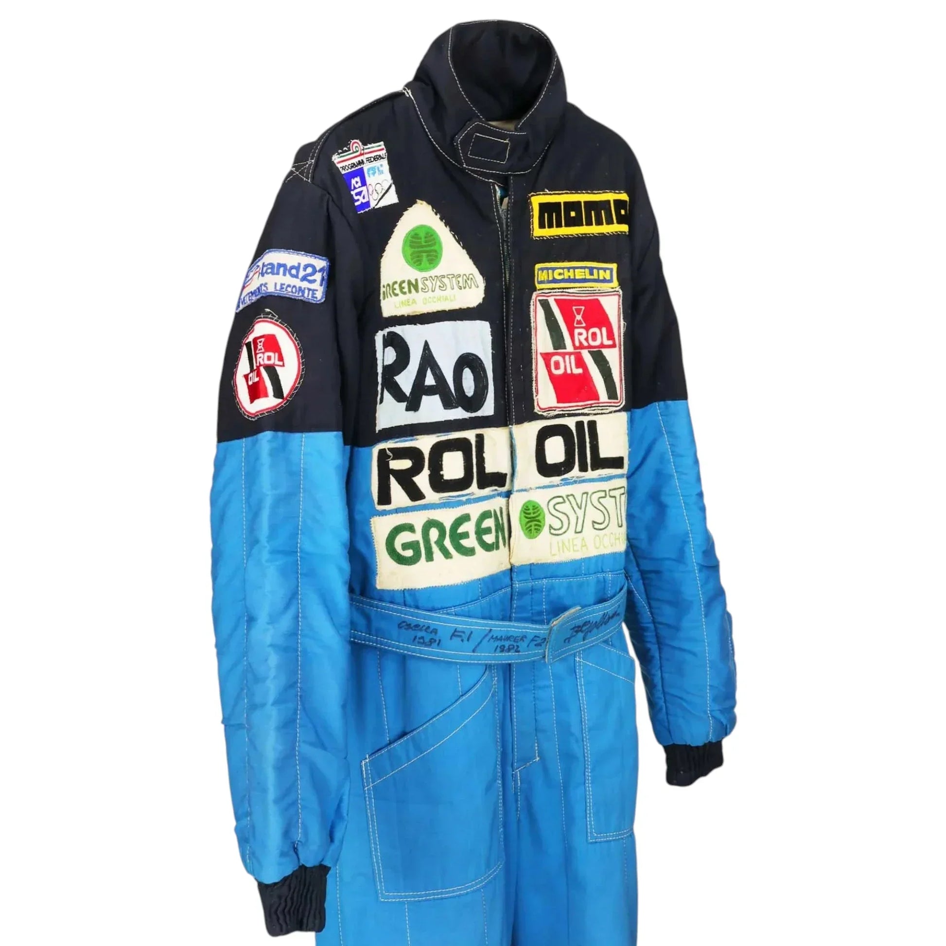 1981-83 Beppe Gabbiani Signed Race Osella F1 & F2 Suit