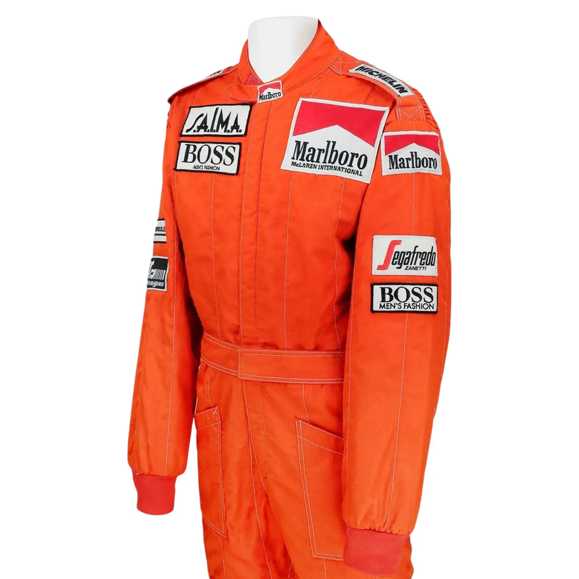 1984 Alain Prost Race Worn McLaren F1 Suit