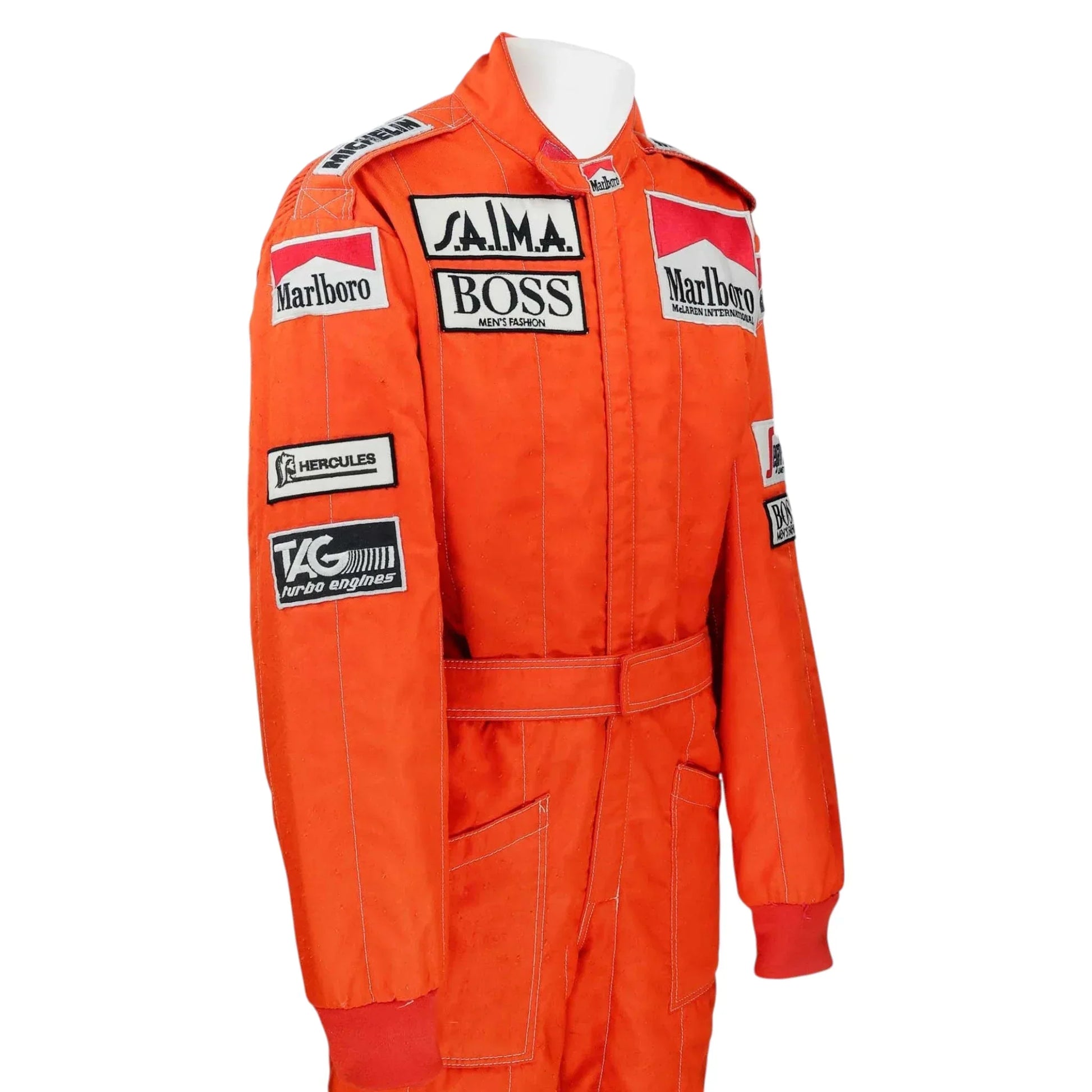 1984 Alain Prost Race Worn McLaren F1 Suit