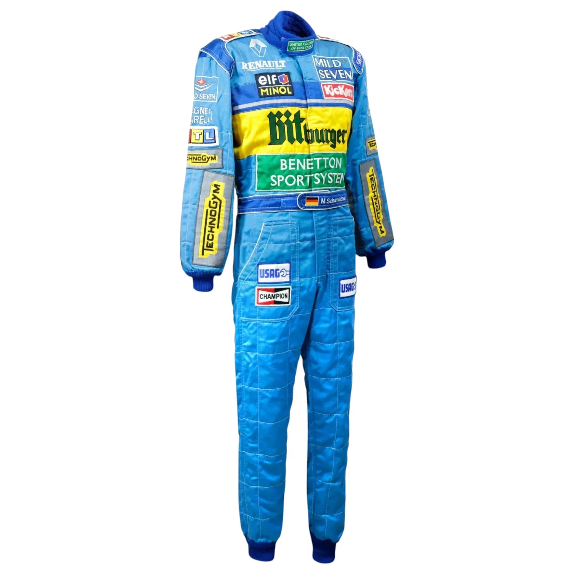 1995 Michael Schumacher 2nd World Championship | Benetton Renault F1 Suit