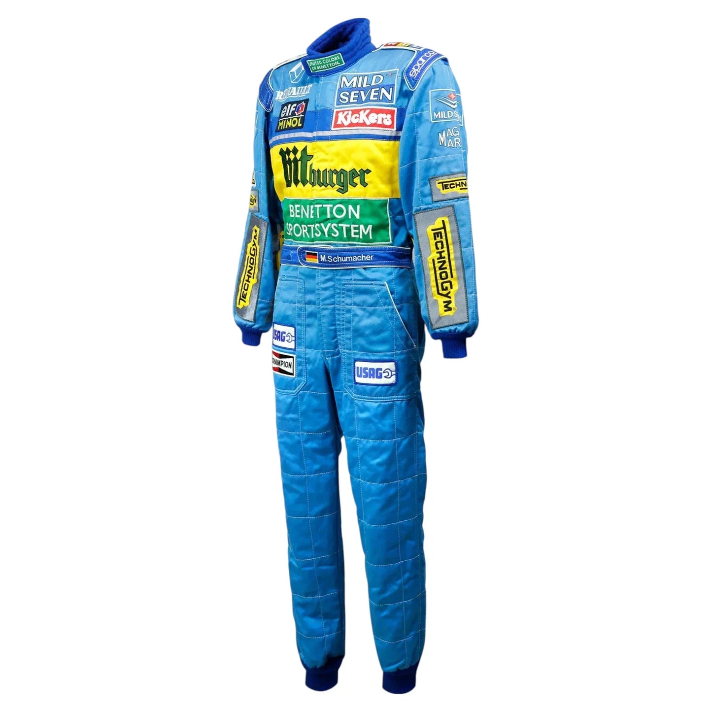 1995 Michael Schumacher 2nd World Championship | Benetton Renault F1 Suit