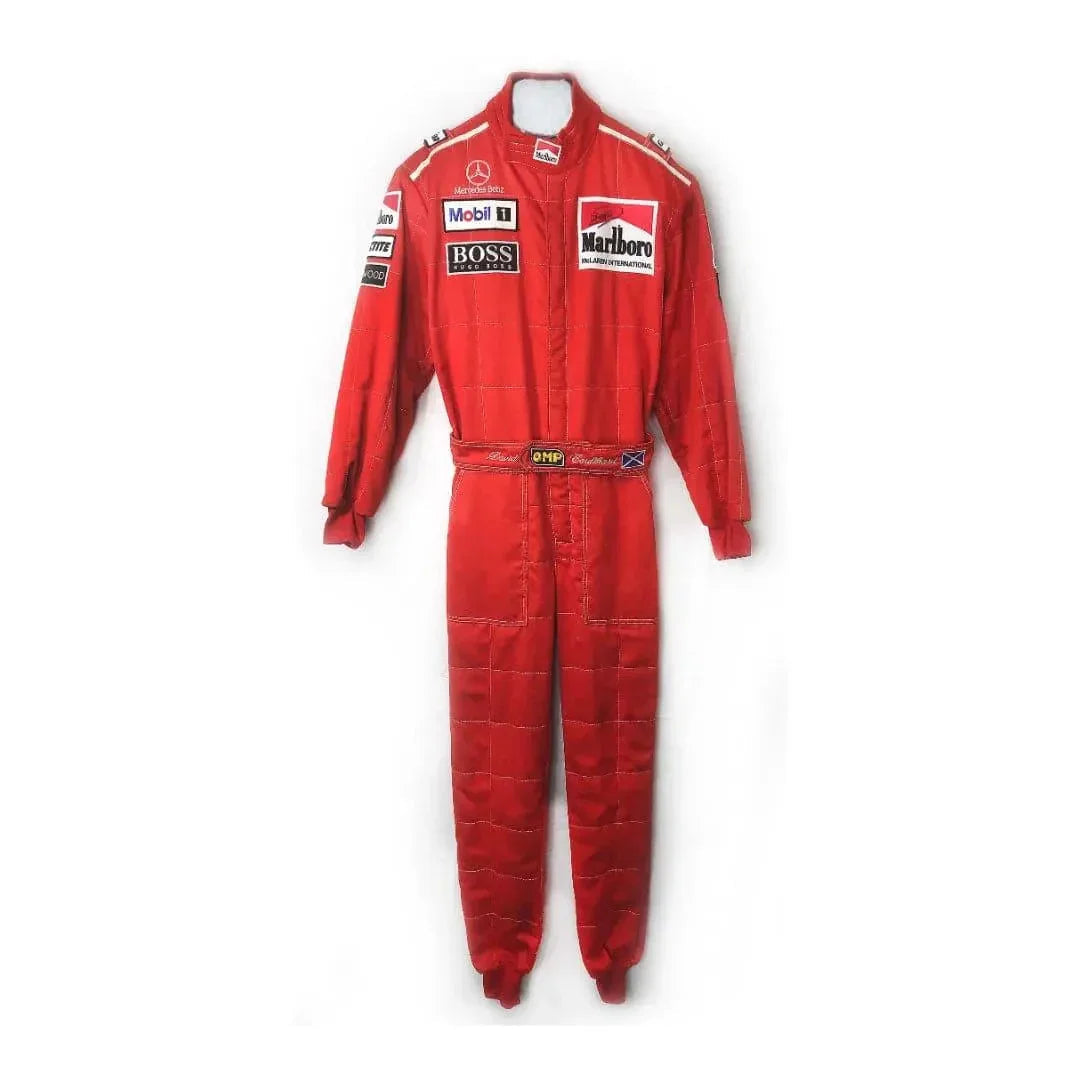 1996 David Coulthard Race Worn McLaren F1 Suit