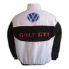 VW Volkswagen Golf GTI Racing Jacket White and Black - Vintage F1 Racewear
