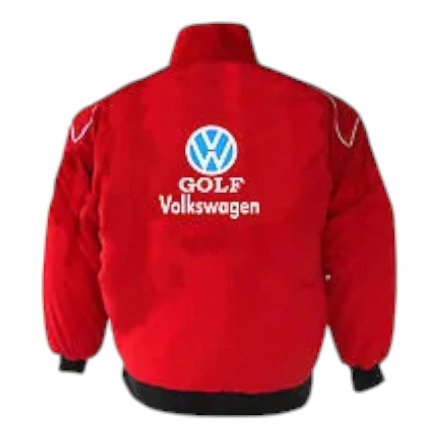 VW Volkswagen Golf Racing Jacket Red - F1 Vintage Racewear