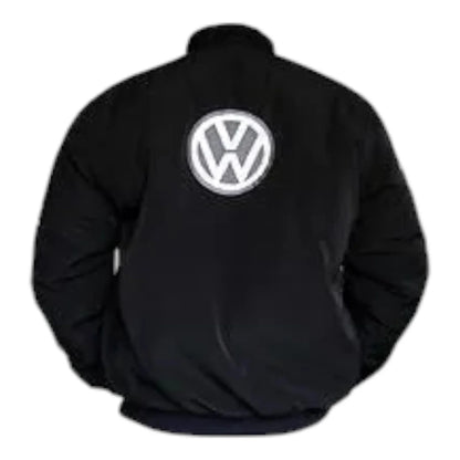 VW Volkswagen Racing Jacket Black - F1 Vintage Racewear