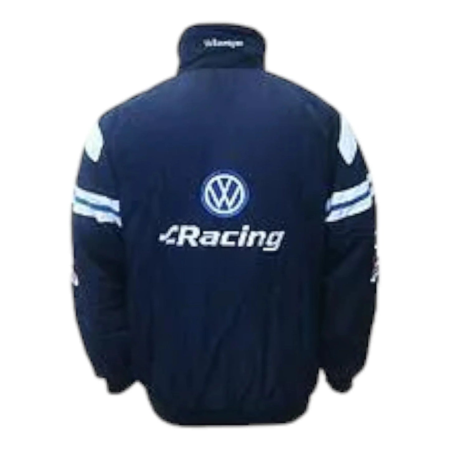 VW Volkswagen Racingline Racing Jacket Navy Blue - F1 Vintage Racewear