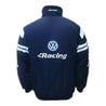 VW Volkswagen Racingline Racing Jacket Navy Blue - Vintage F1 Racewear