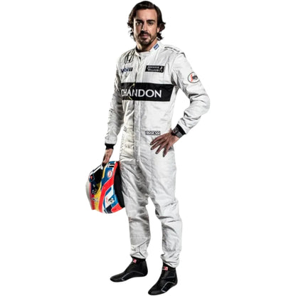 2016 Fernando Alonso Mclaren F1 Team Race Suit - F1 Vintage Racewear