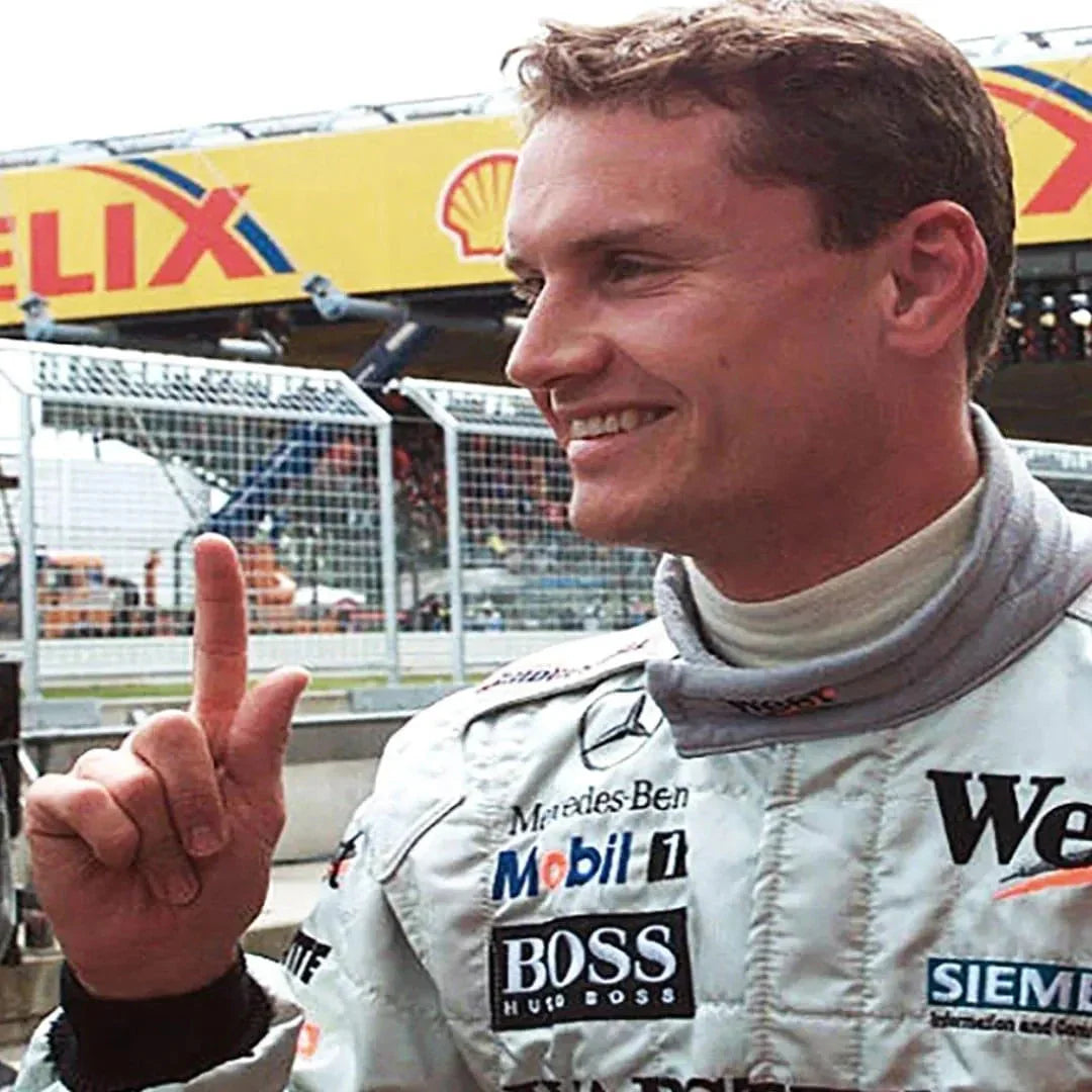 2000 David Coulthard British GP McLaren Mercedes F1 Gloves - F1 Vintage Racewear