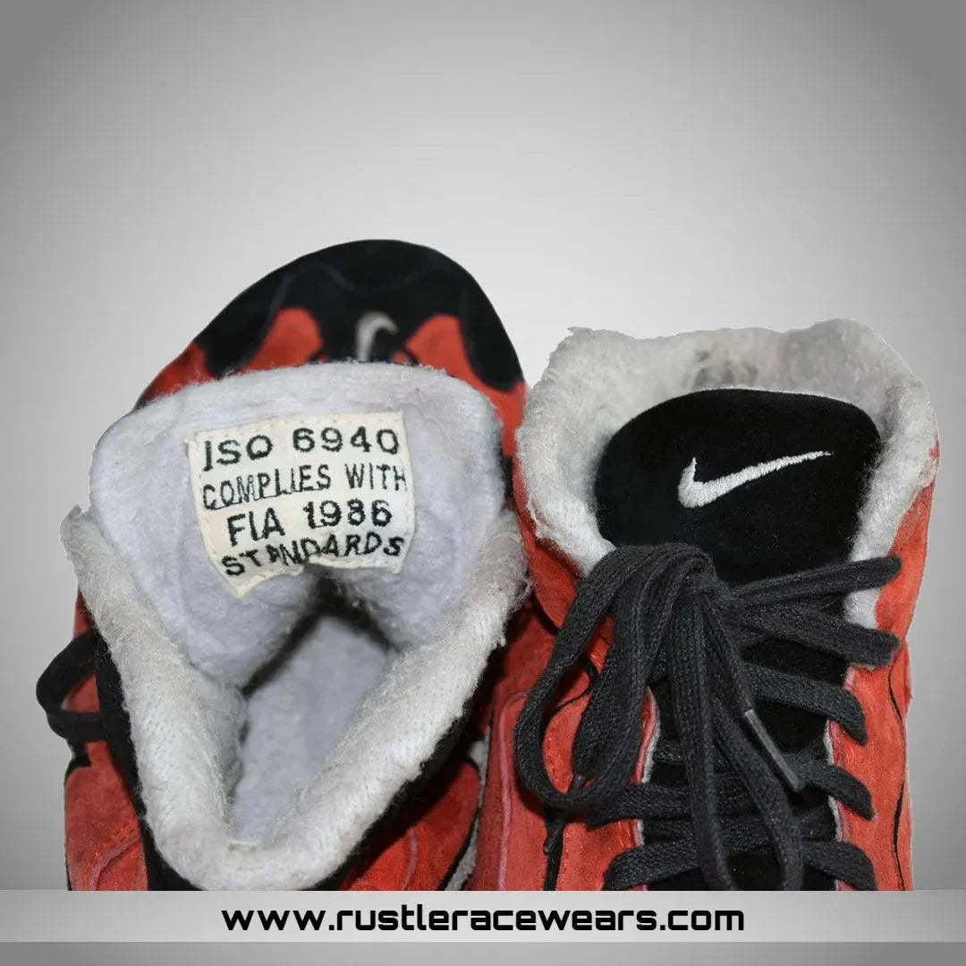 2000 Michael Schumacher Race Ferrari Nike F1 Boots - F1 Vintage Racewear