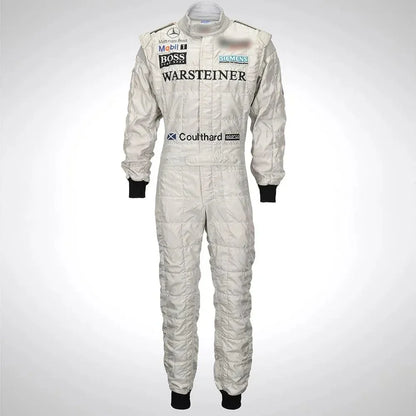 2001 David Coulthard Race Worn McLaren Formula One Suit - F1 Vintage Racewear