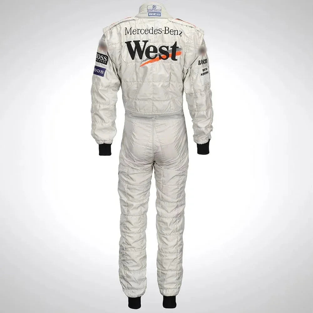 2001 David Coulthard Race Worn McLaren Formula One Suit - F1 Vintage Racewear