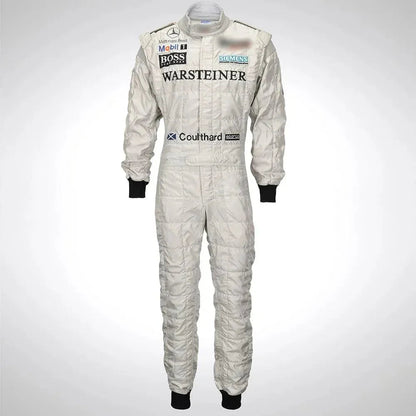2001 David Coulthard Race Worn McLaren Formula One Suit