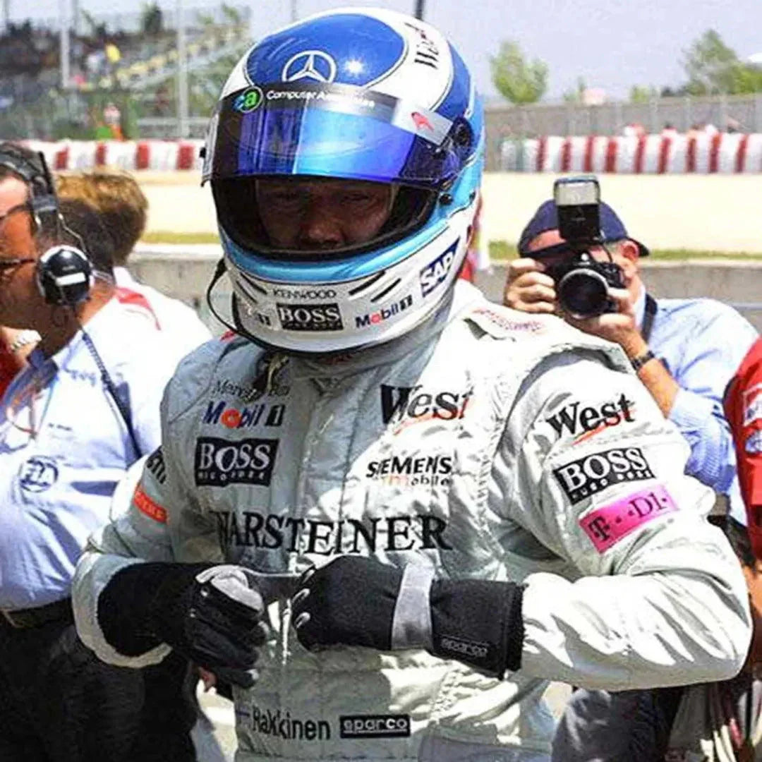 2001 Mika Hakkinen USGP McLaren F1 Race Suit