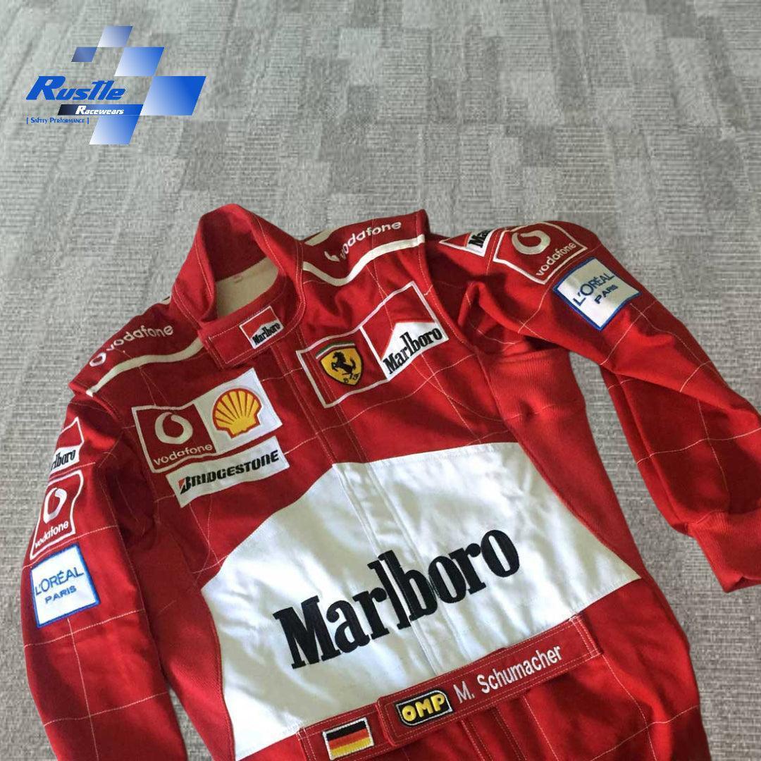2004 Michael Schumacher Racing Suit Team Ferrari F1