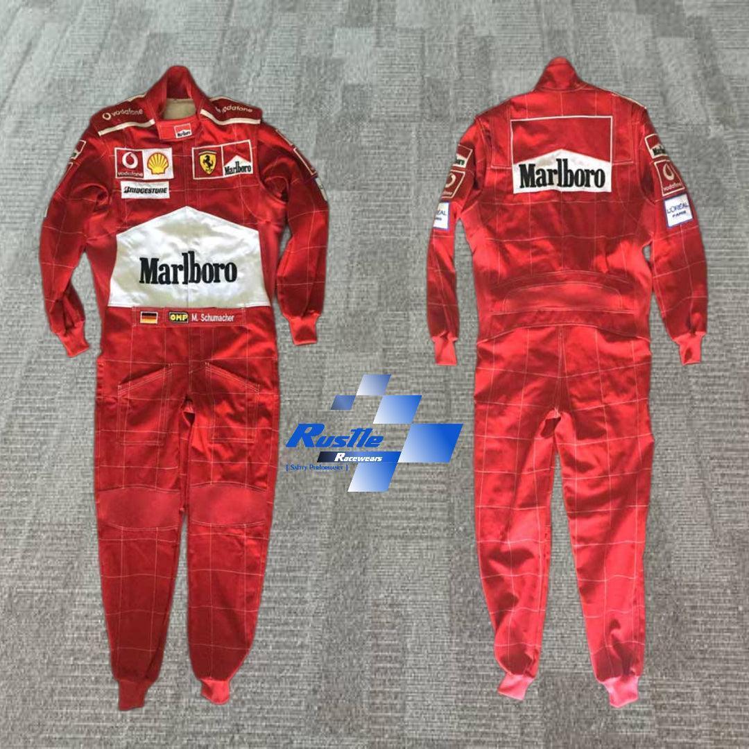 2004 Michael Schumacher Racing Suit Team Ferrari F1