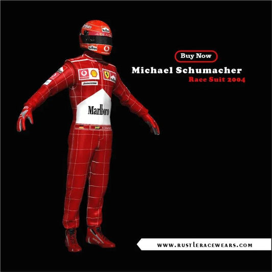 2004 Michael Schumacher Racing Suit Team Ferrari F1