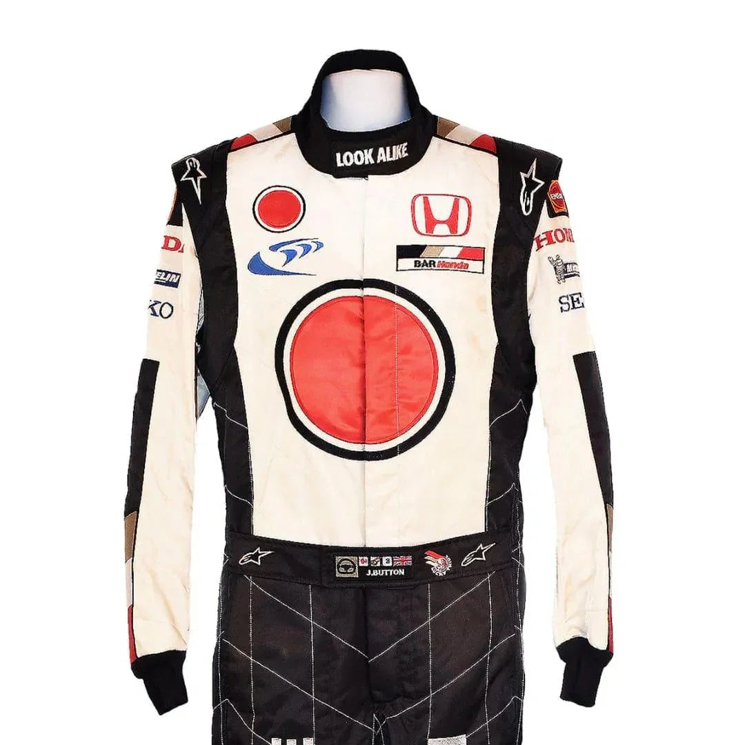 2005 Jenson Button BAR Race Worn Suit - F1 Vintage Racewear