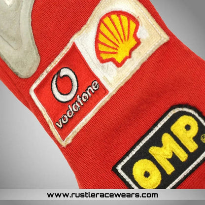 2005 Michael Schumacher Scuderia Ferrari F1 Gloves
