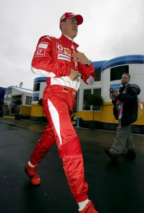 2006 Michael Schumacher Hungarian GP Scuderia Ferrari F1 Race Suit - F1 Vintage Racewear