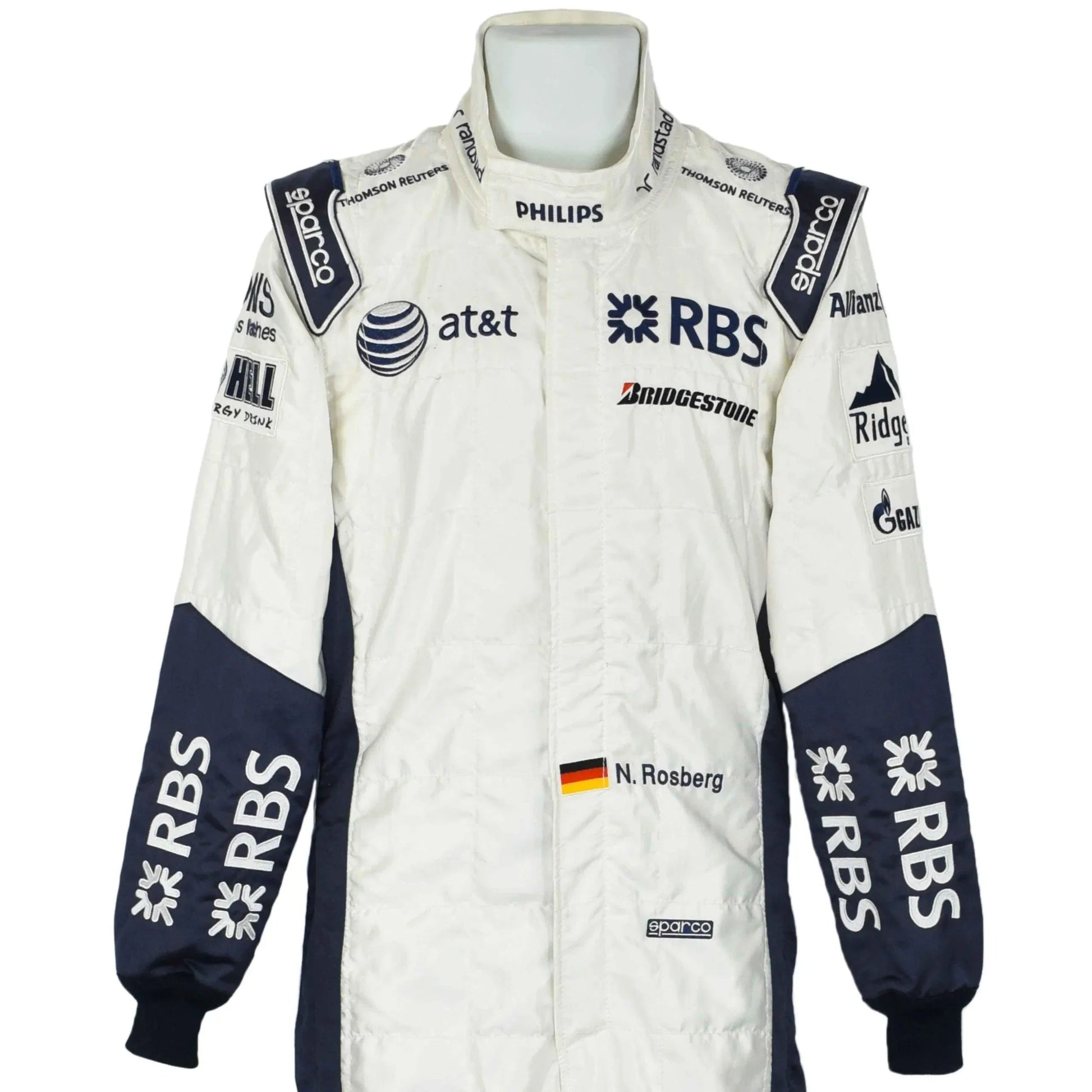 2009 Nico Rosberg Race Williams Formula 1 Suit - F1 Vintage Racewear