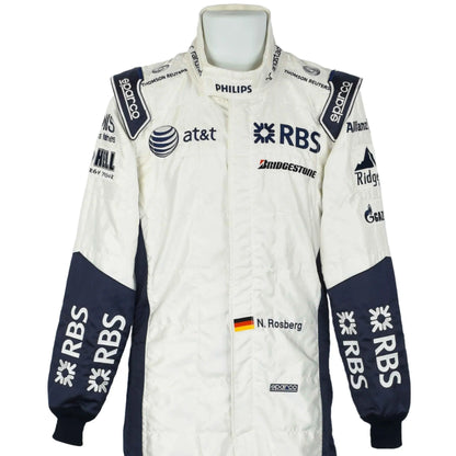 2009 Nico Rosberg Race Williams Formula 1 Suit - F1 Vintage Racewear
