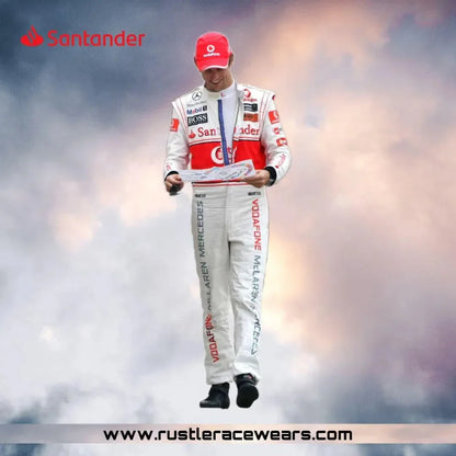 2010 JENSON BUTTON RACE SUIT MCLAREN F1 TEAM - F1 Vintage Racewear