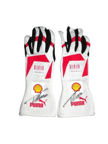 2008 Kimi Raikkonen Felipe Massa Ferrari F1 Race Gloves - F1 Vintage Racewear