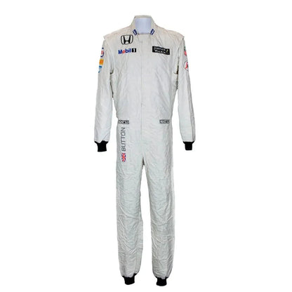 2015 Jenson Button Race Worn McLaren Honda F1 Suit - F1 Vintage Racewear
