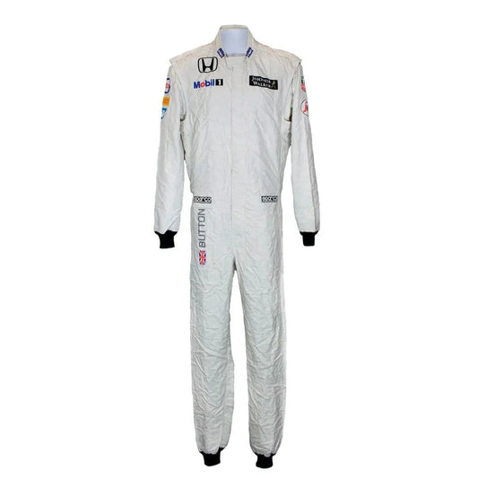2015 Jenson Button Race Worn McLaren Honda F1 Suit - F1 Vintage Racewear