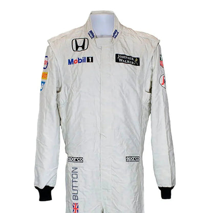 2015 Jenson Button Race Worn McLaren Honda F1 Suit